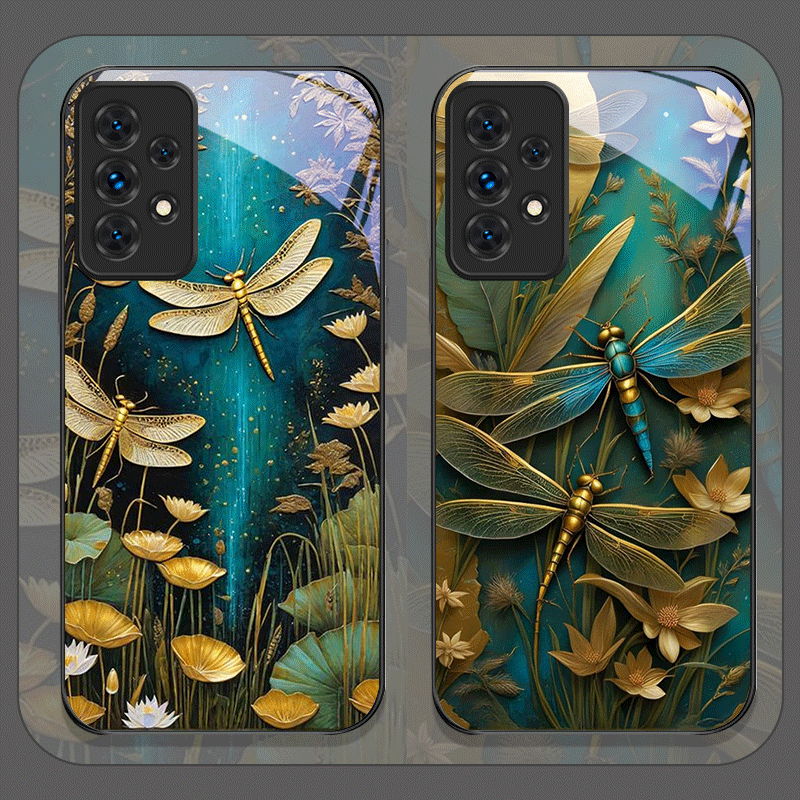 Embroidery Embellishments - Custodia per telefono in vetro temperato