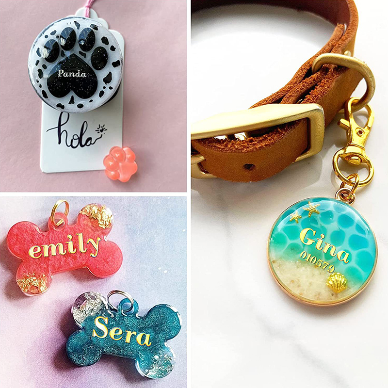 Craft Embellishments - 2 Pezzi di Lettere Decorative in