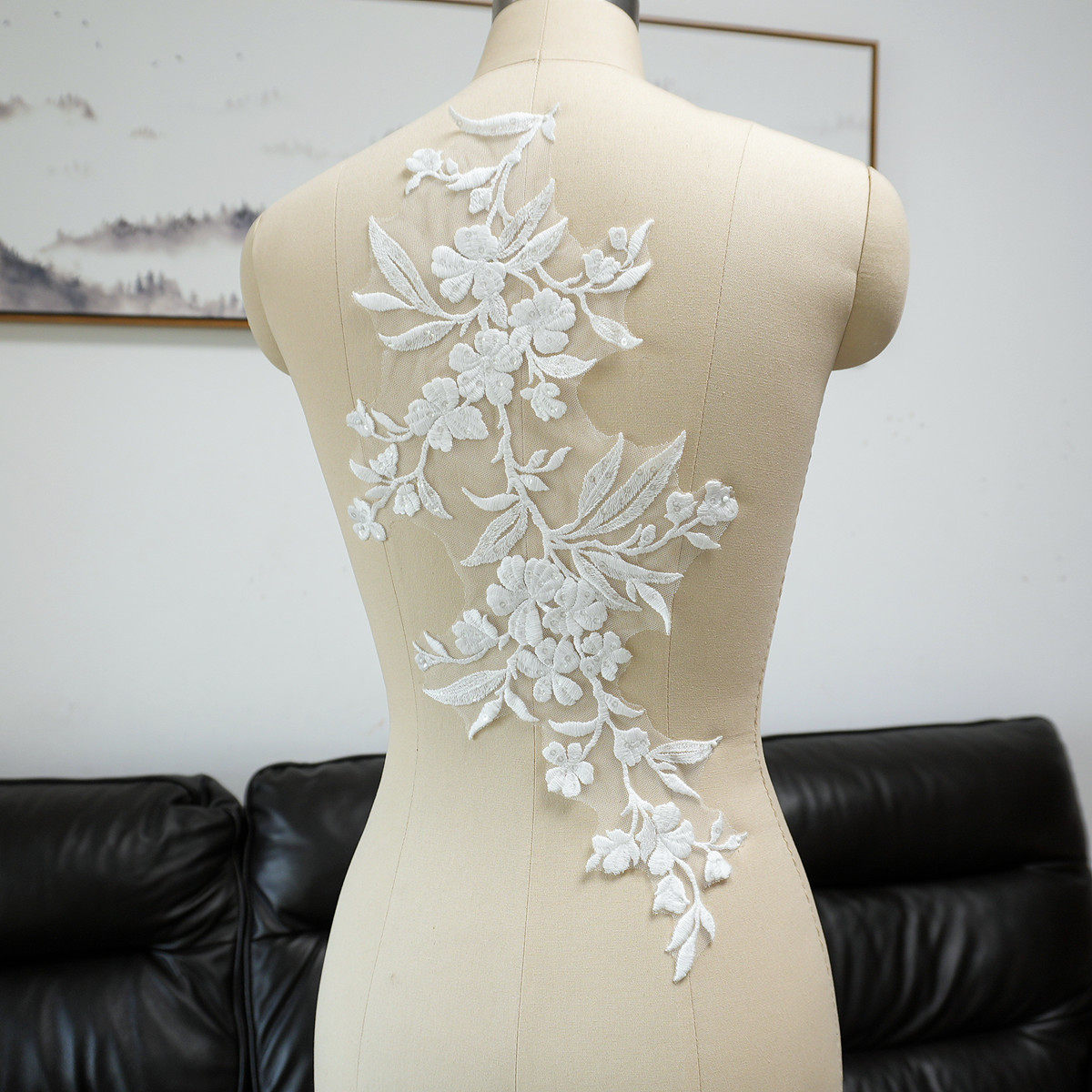 Craft Embellishments - Applicazioni in Tessuto con Paillettes Floreali