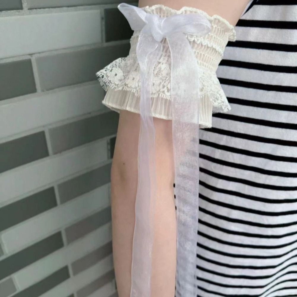 Manicotti a Ruche in Pizzo Sti - Elastic Lace Trim recensione e prezzo