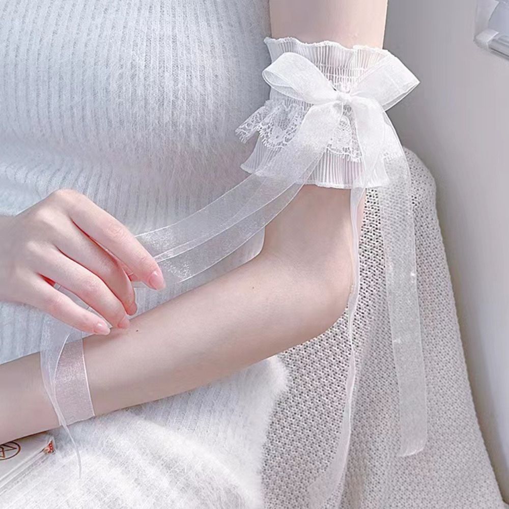 Manicotti a Ruche in Pizzo Sti - Elastic Lace Trim recensione e prezzo