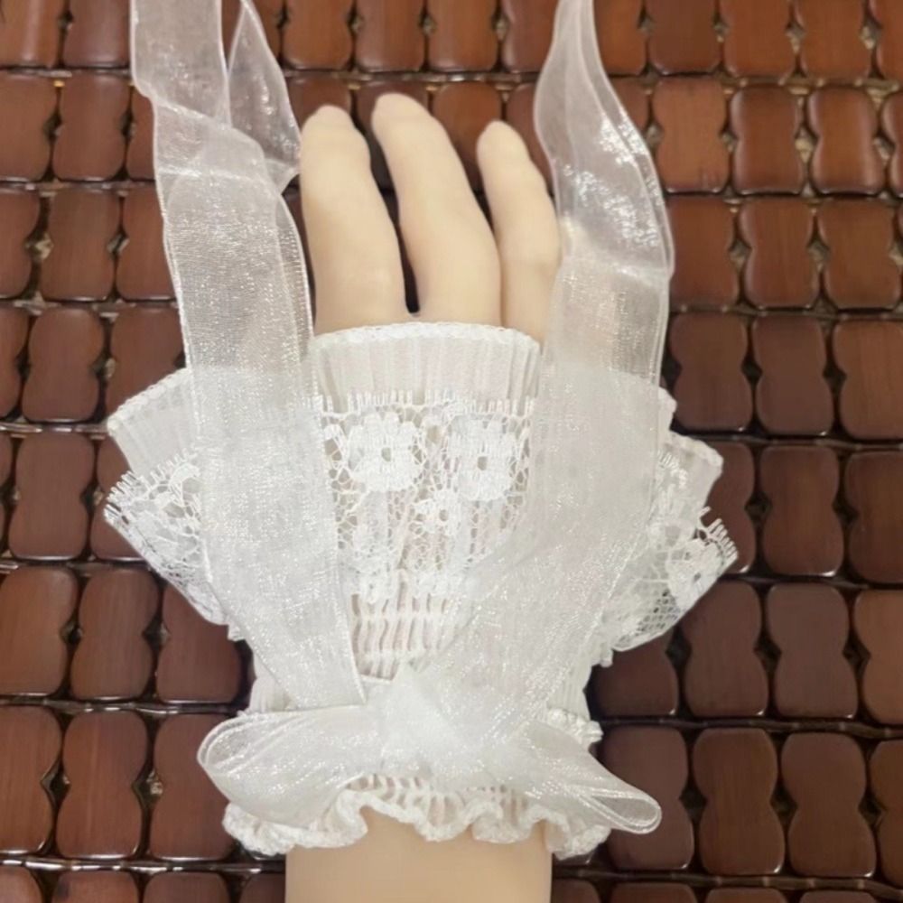 Manicotti a Ruche in Pizzo Sti - Elastic Lace Trim recensione e prezzo
