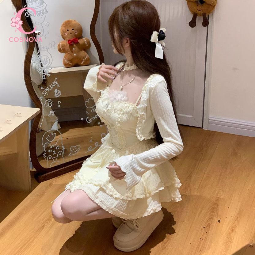 Set Abito Camisole Sweet Lolit - Elastic Lace Trim recensione e prezzo