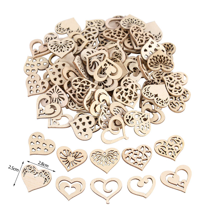 50/100 pz Modello di Cuore Sca - Craft Embellishments recensione e prezzo
