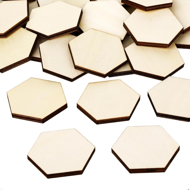 50 pezzi 4 cm pezzi esagonali  - Craft Embellishments recensione e prezzo
