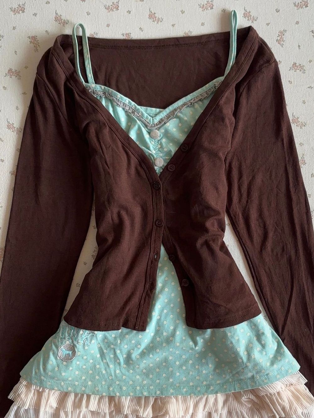 Set Abito Vintage Y2K Coquette - Elastic Lace Trim recensione e prezzo